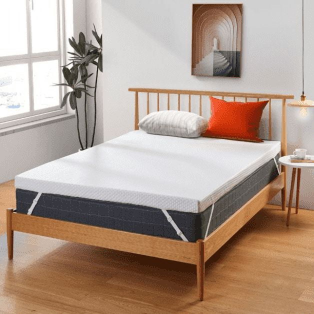 3 inch Non-Slip Design Gel Memory Foam Mattress Topper with Removable & Washable Cover for Cooling Sleep,Pressure Relief ,CertiPUR-US Certified - Twin XL - Walmart.com