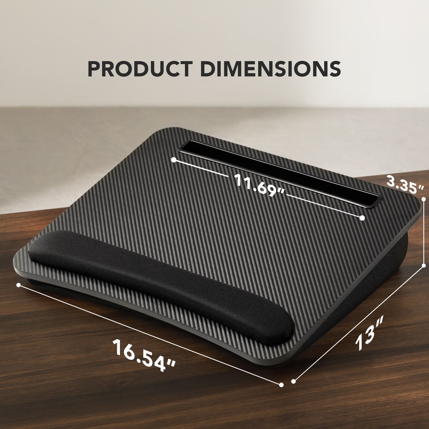 Portable Home Office Lap Desk with Pillow Cushion Fits Up To 15.6 Inch Laptops - Walmart.com