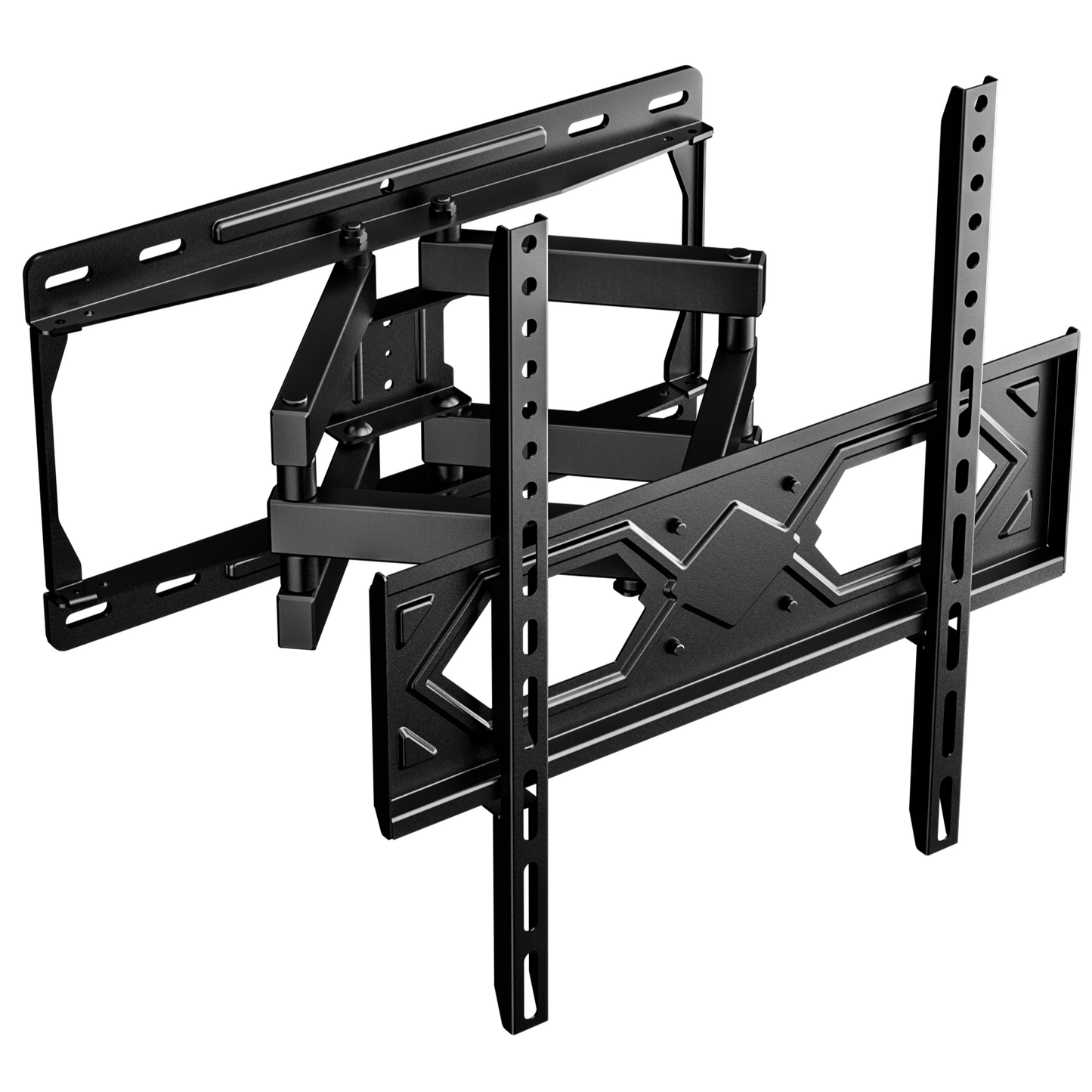Full Motion TV Wall Mount for 26-60 inch TVs,TV Bracket up to 400x400mm,Hold up to 77lbs,Support Swivel, Tilt, Level Adjustment