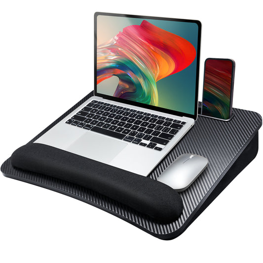 Portable Home Office Lap Desk with Pillow Cushion Fits Up To 15.6 Inch Laptops - Walmart.com