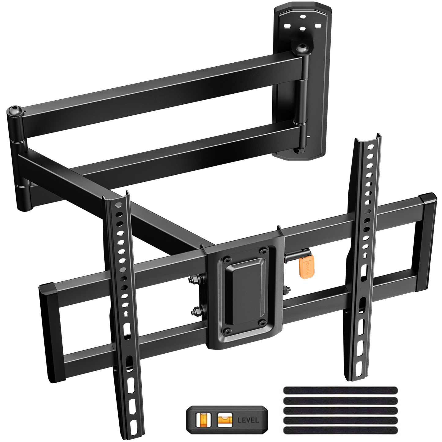 MountFTV Full Motion TV Wall Mount Bracket for Most 13-42 Inch LED LCD Flat Curved Screen TVs