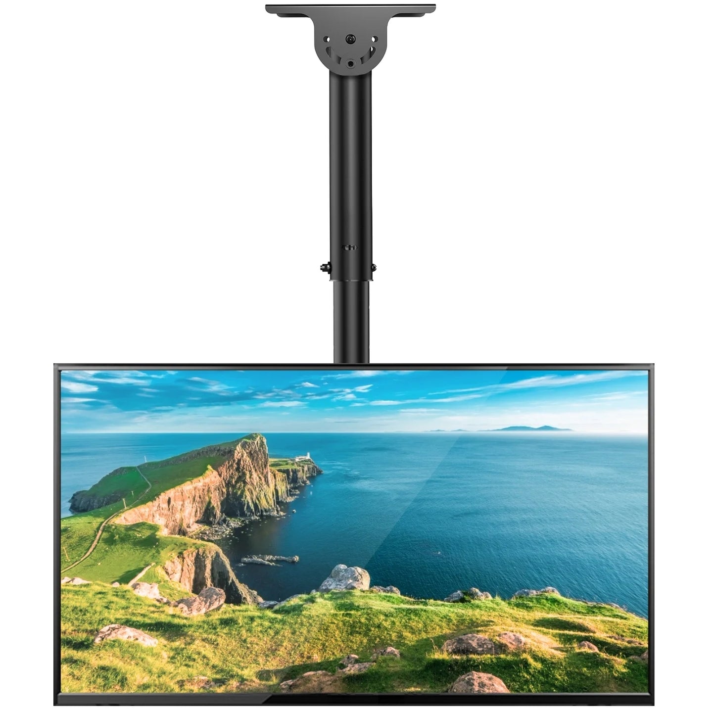 Full Motion Ceiling Mount TV Bracket for 26"-65" Flat TV, Holds up to 110 lbs, Mounting Holes 100x100mm to 400x400mm