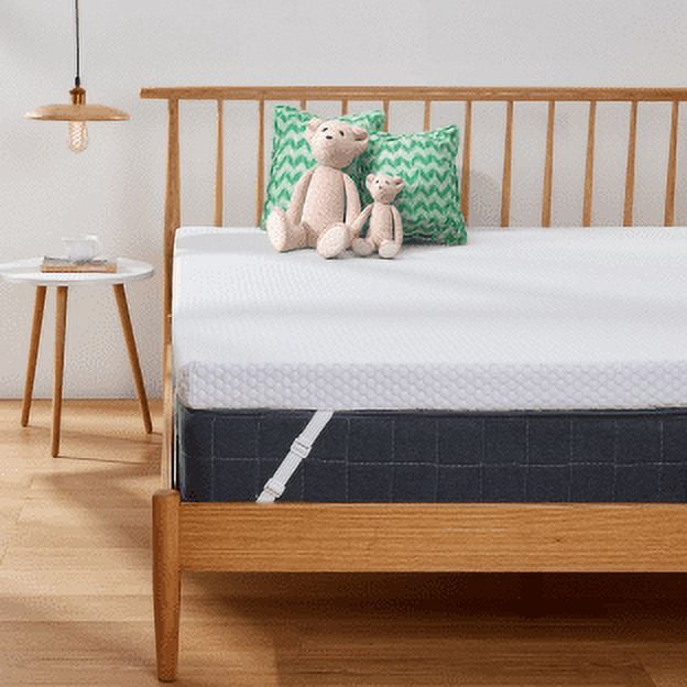 3 inch Non-Slip Design Gel Memory Foam Mattress Topper with Removable & Washable Cover for Cooling Sleep,Pressure Relief ,CertiPUR-US Certified - Twin XL - Walmart.com