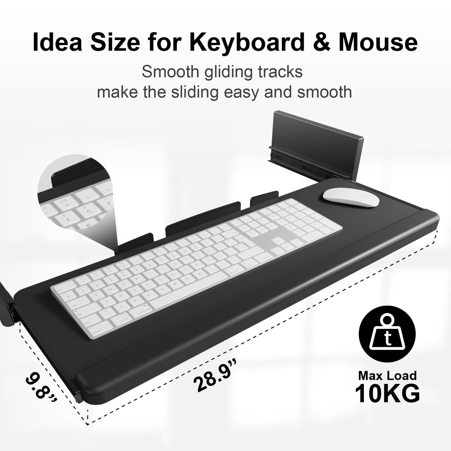 Electric Standing Desk with Keyboard Tray 48 x 24 Inches Height Adjustable Sit Stand up Desk Memory Computer Home Office Desk - Walmart.com
