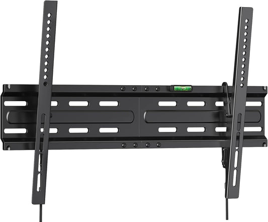 TV Wall Mount for Most 37 to 82 Inch TVs up to 45 kg, Heavy Bracket for Flat or Curved, Tilting Wall Mount TV Max. VESA 600 x 400 mm