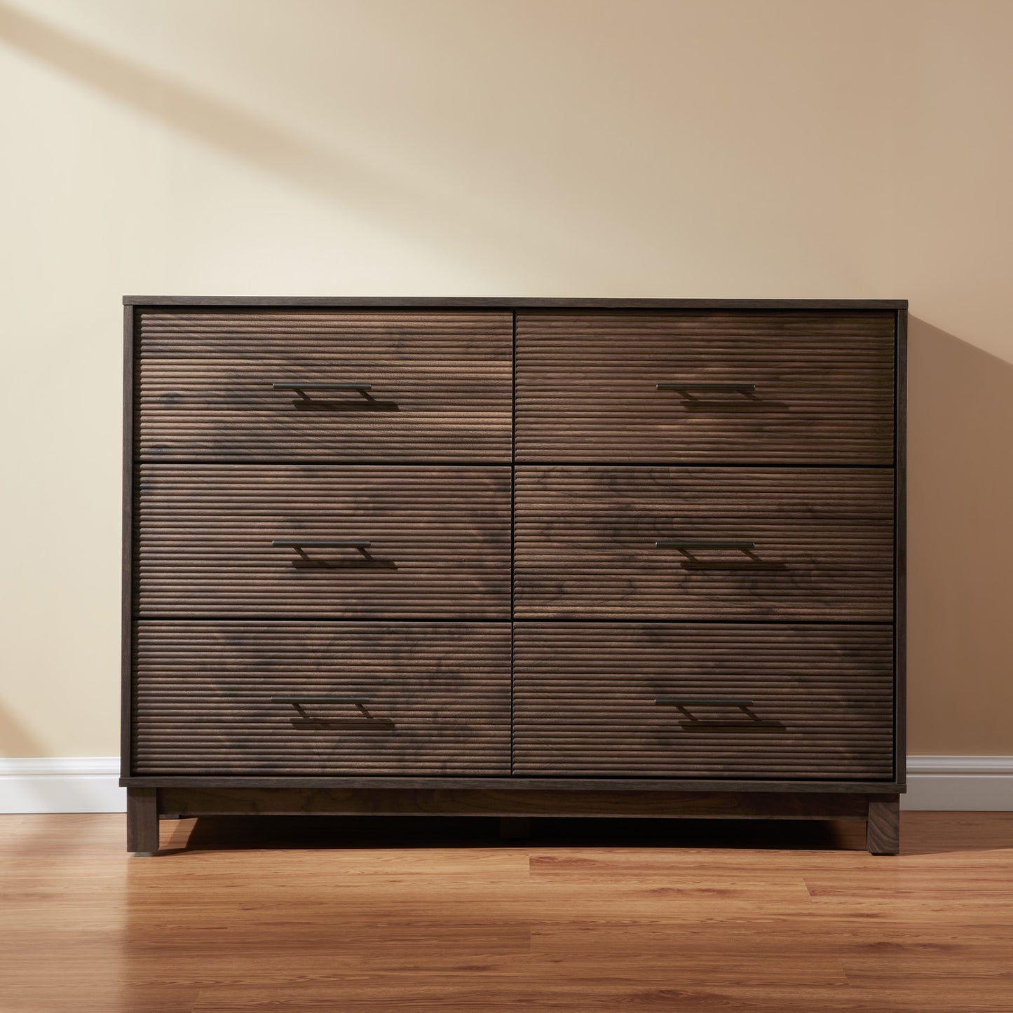 CHITOOMA 6 Drawer Dresser for Bedroom Modern Storage Tower for Closet, Hallway, Entryway, Nursery Room