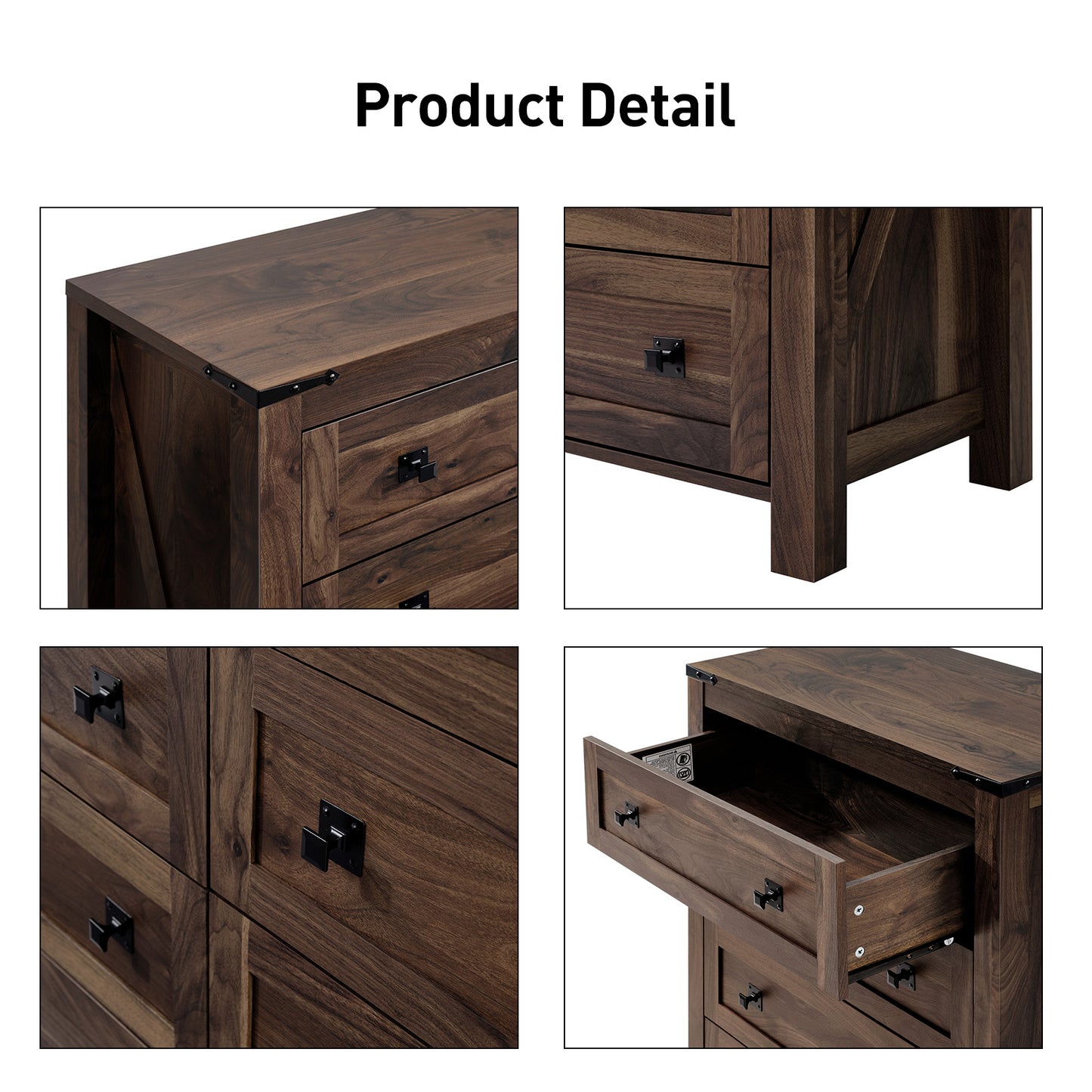 CHITOOMA 5 Drawer Dresser for Bedroom Modern Storage Tower for Closet, Hallway, Entryway, Nursery Room