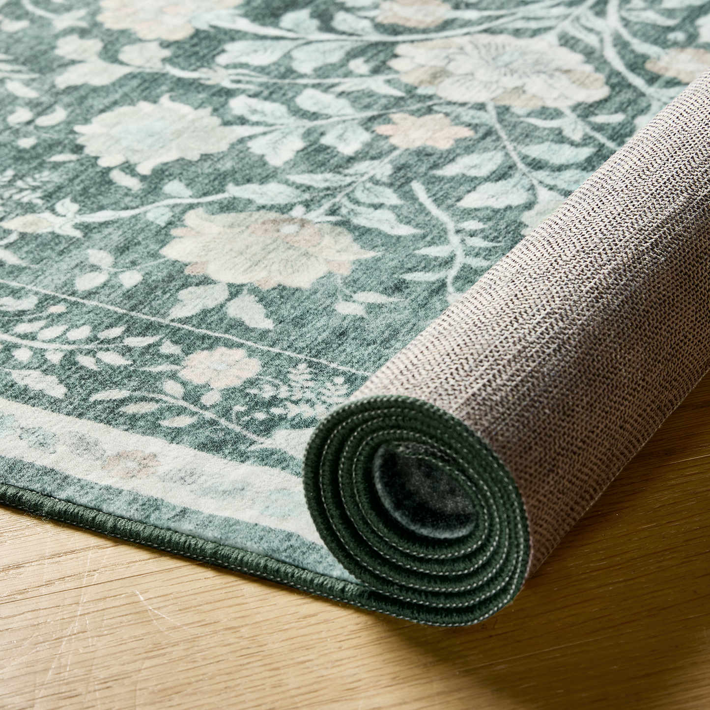 5'x7' Boho Area Rugs for Living Room, Machine Washable Stain Resistant Non-Shed Carpet, Area Rug with Non-Slip Backing for Bedroom, Dining Room, Dorm, Office