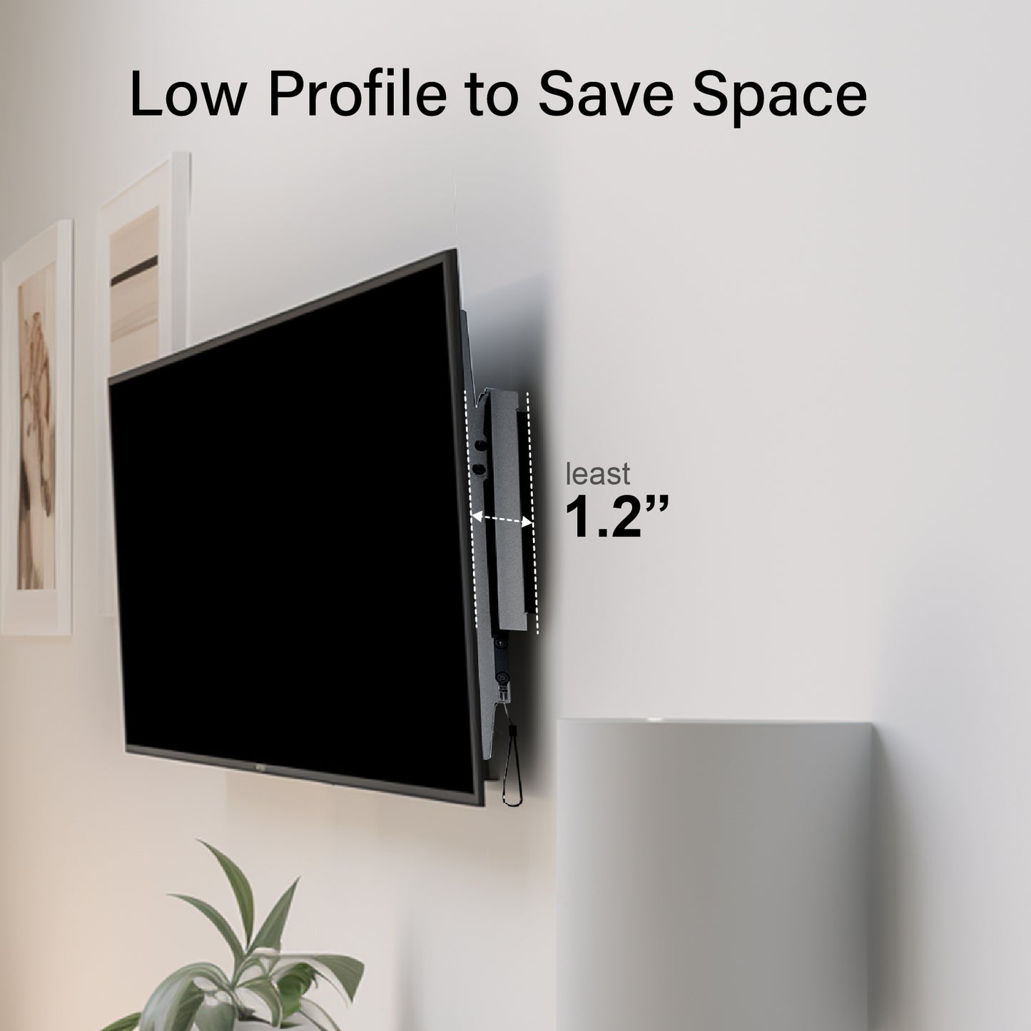 Tilting Universal TV Wall Mount Bracket for 32-82" LED LCD OLED Flat Screen TVs with 600x400 Holds up to 132lbs