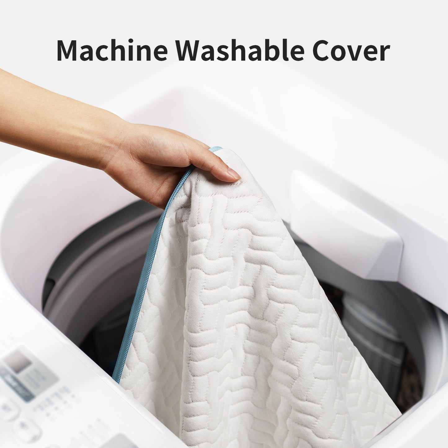 3 inch Non-Slip Design Gel Memory Foam Mattress Topper with Removable & Washable Cover for Cooling Sleep,Pressure Relief ,CertiPUR-US Certified - King