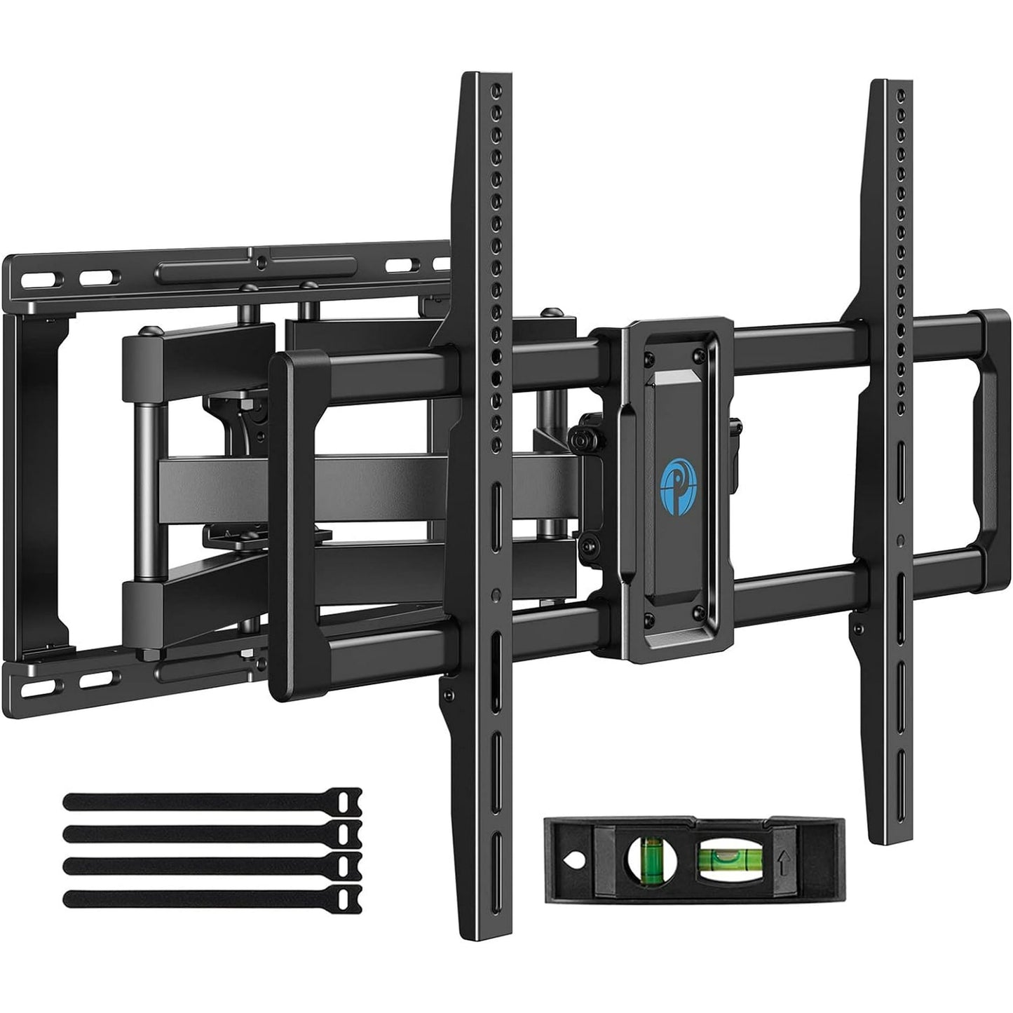 Full Motion TV Wall Mount Bracket for 40 to 82 inch Flat or Curved TVs , Holds up to 110 lbs