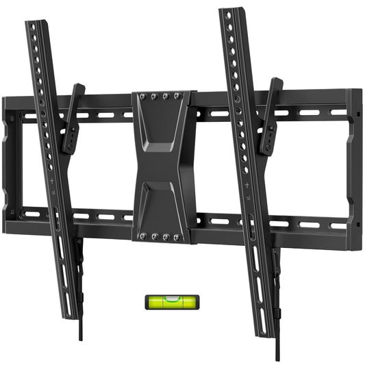 MountFTV Tilting TV Wall Mount Bracket for 37-82 inch Flat Screen TVs, Max 600x400mm Holds up to 132 lbs