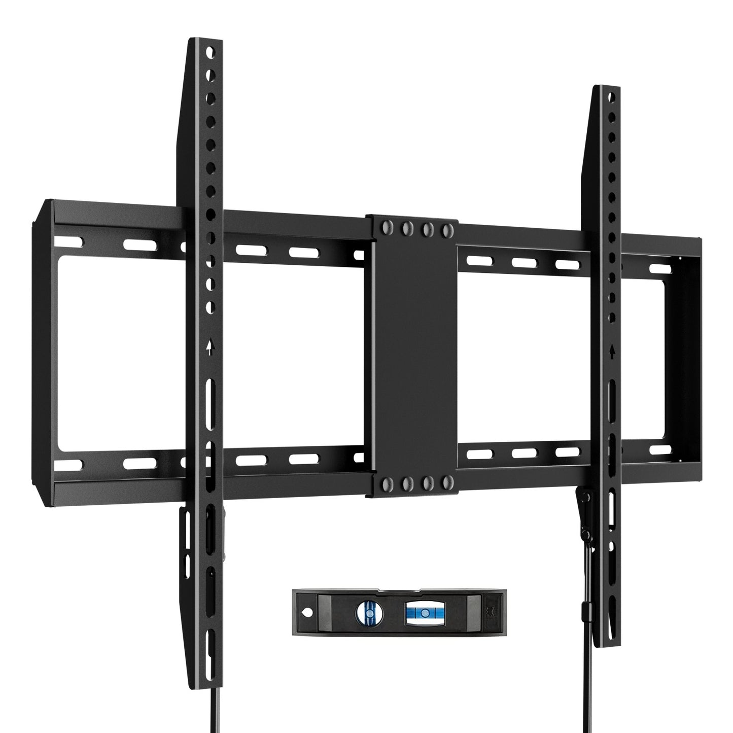 MountFTV Fixed TV Wall Mount for 32-82 inch TVs, Tilt TV Wall Bracket with Adjustable Pull Cords, Max 600 x 400mm, Hold up to 132 lbs