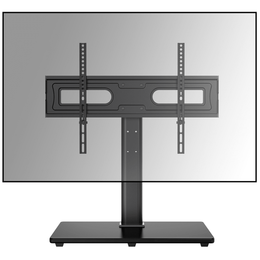 MountFTV Universal Swivel Tabletop TV Stand for 32-80 inch LCD LED TVs, Max 600x400mm, Hold Up to 99 lbs