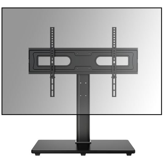 MountFTV Universal Swivel Tabletop TV Stand for 32-80 inch LCD LED TVs, Max 600x400mm, Hold Up to 99 lbs