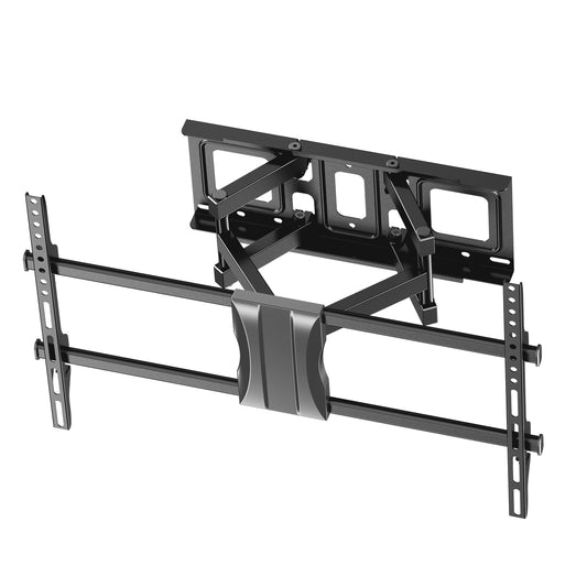 PERLESMITH Full Motion TV Mount for 37-84" TV with Swivel Tilt Extension Fits 16 to 24" Studs, Max 600x400, Holds up to 132 lbs
