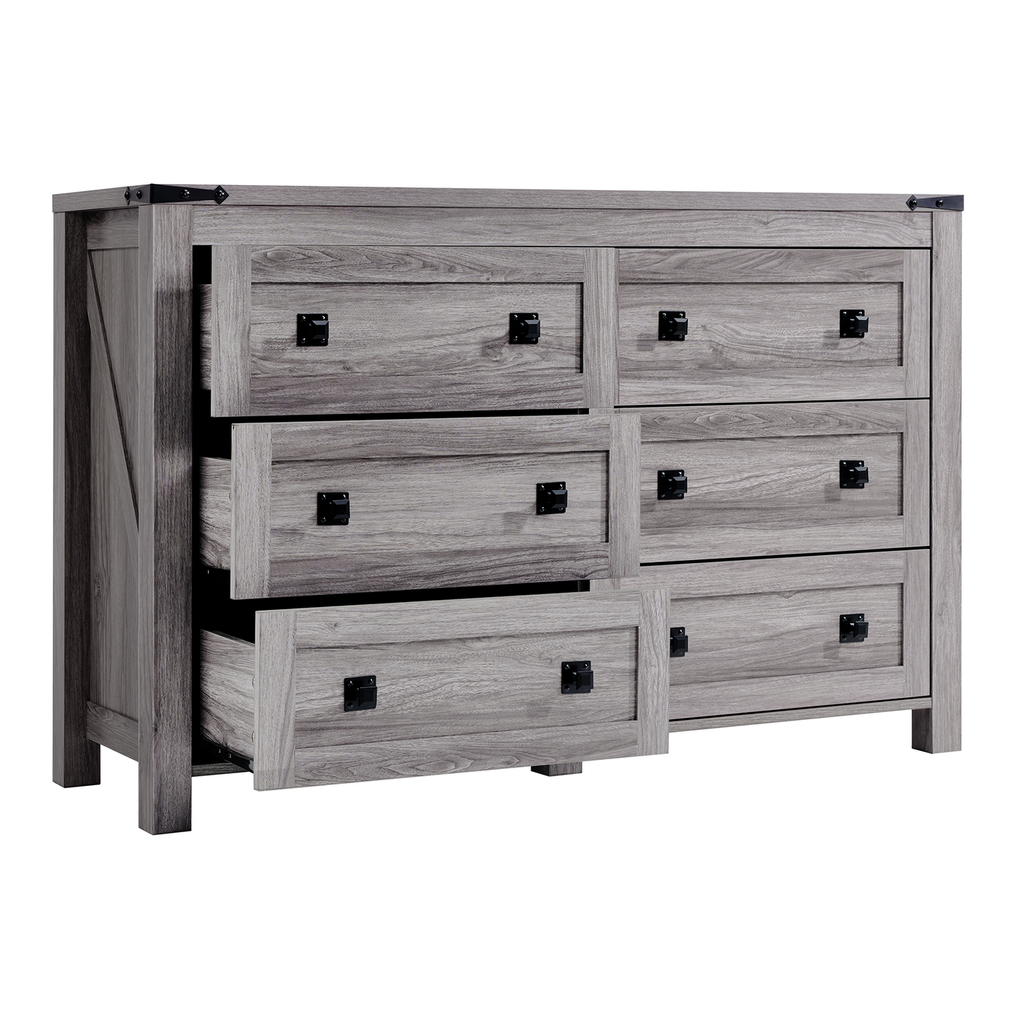 CHITOOMA 6 Drawer Dresser for Bedroom Modern Storage Tower for Closet, Hallway, Entryway, Nursery Room