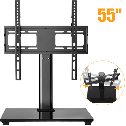 Universal TV Stand Adjustable Height Tabletop TV Stand Fits 32-55 inch TVs, Hold up to 88lbs, Max 400x400mm