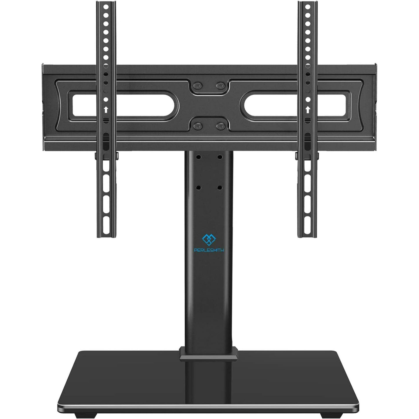 Universal TV Stand Table Top TV Base for 32 to 60 inch LCD LED OLED 4K Flat Screen TVs, Height Adjustable TV Stand Mount with Tempered Glass Base, Max 400x400mm,Holds up to 88lbs
