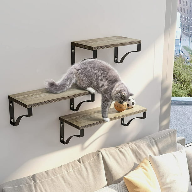 Myfurnideal 3 Sets Floating Shelves Wall Mounted Shelves for Bedroom, Bathroom, Living Room, Kitchen, Laundry Room Storage & Decoration - Walmart.com