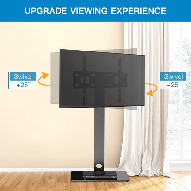 Universal Floor TV Stand for Most 32-70 inch LCD LED TVs Swivel Corner TV Floor Stand with Swivel Mount and Cable Management, Max 600x400mm, Hold up to 99lbs - Walmart.com