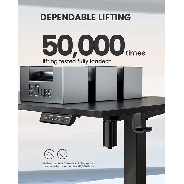 Electric Standing Desk 63x 28 Inches Height Adjustable Sit Stand up Desk Memory Computer Home Office Desk, Black - Walmart.com