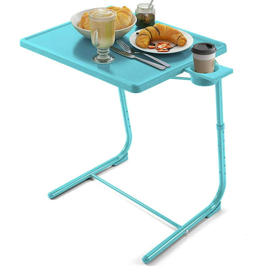 Myfurnideal Adjustable TV Tray Table with 6 Height & 3 Tilt Angle Folding TV Dinner Tray for Home, Office - Walmart.com