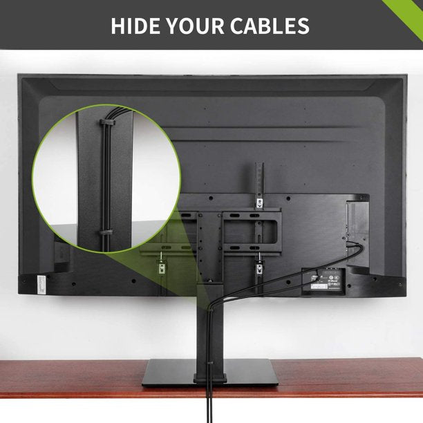 Universal TV Stand Fits 26-55 Inch TVs Monitor Height Adjustable Swivel Tabletop TV Base, Max 400x400mm, Hold up to 88lbs - Walmart.com