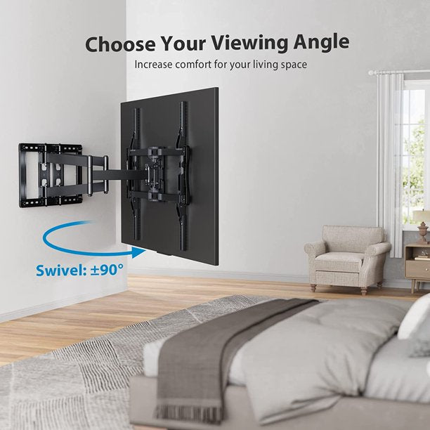 Myfurnideal Full Motion TV Wall Mount for 40-92 Inch TVs TV Mount Bracket with Dual Articulating Arms, Holds up to 132 lbs - Walmart.com