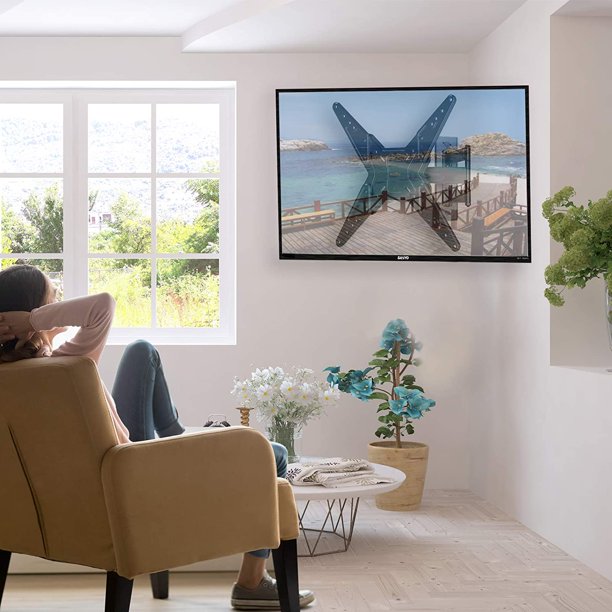 Full Motion TV Wall Mount Bracket for 23-55 Inch TVs with Swivel Articulating Extends Tilt Arm, Max 400x400mm, Hold up to 88lbs - Walmart.com