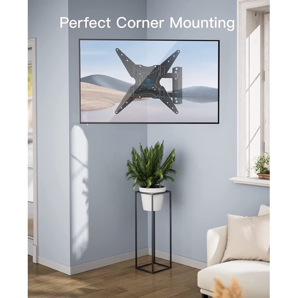 Myfurnideal Full Motion TV Wall Mount for 26-55 Inch TVs Wall Mount TV Brackets with Articulating Arms Swivels Tilt Extension, Hold Up to 88 lbs - Walmart.com