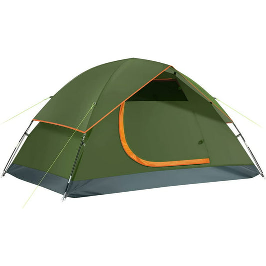 6-Person Family Camping Tent with Removable Rainfly & Carry Bag, Green - Walmart.com