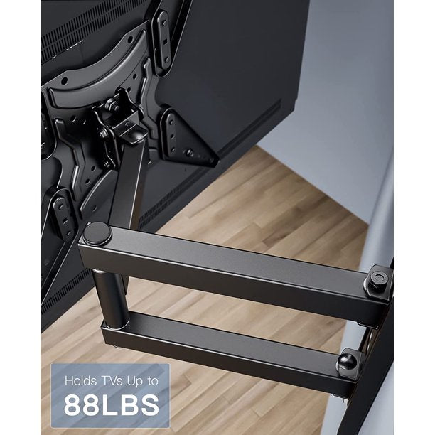 Myfurnideal Full Motion TV Wall Mount for 26-55 Inch TVs Wall Mount TV Brackets with Articulating Arms Swivels Tilt Extension, Hold Up to 88 lbs - Walmart.com