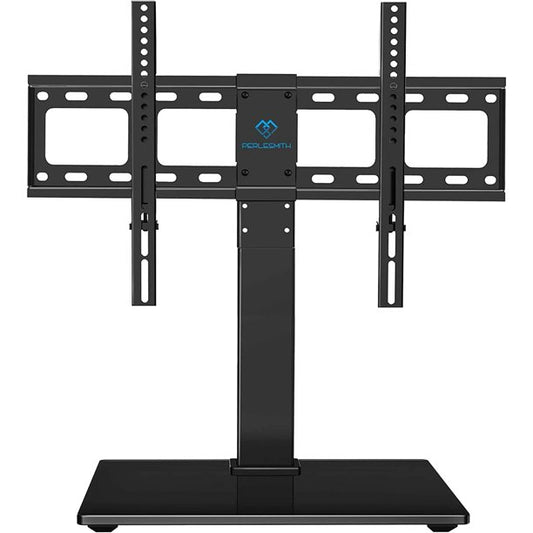 Myfurnideal Universal Swivel TV Stand Base for 37 - 70 Inch TVs Height Adjustable TV Mount Stand with Tempered Glass Base, Holds up to 88 lbs, Max 600x400mm - Walmart.com