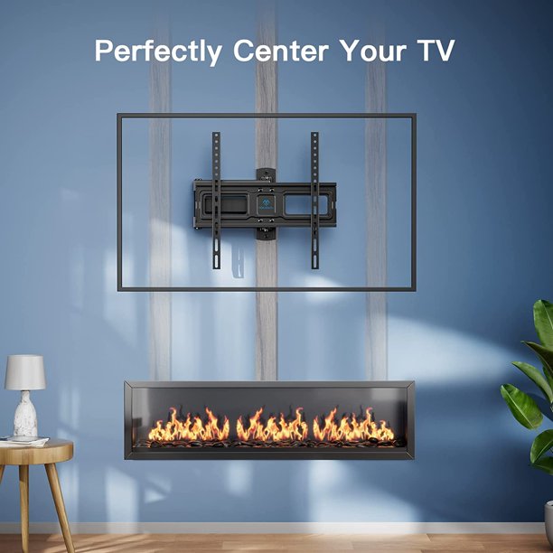 Myfurnideal TV Wall Mount for 32-55 inch Flat Curved Screen Full Motion TV Mount Bracket with Dual Articulating Arms, Hold up to 77lbs - Walmart.com
