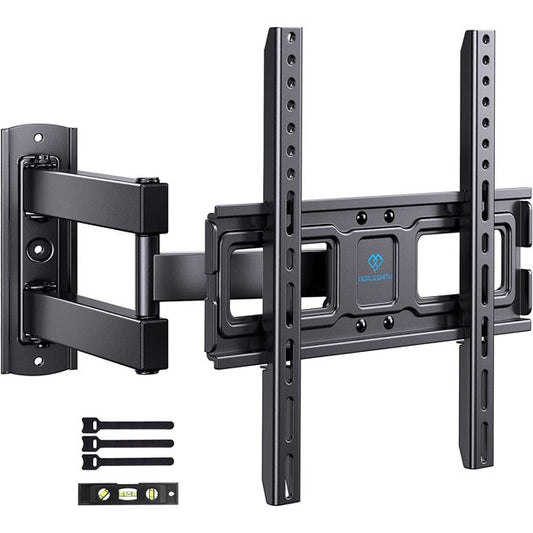 Myfurnideal TV Wall Mount for 32-55 inch Flat Curved Screen Full Motion TV Mount Bracket with Dual Articulating Arms, Hold up to 77lbs - Walmart.com