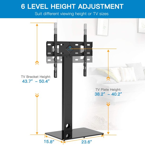 Universal Floor TV Stand for Most 32-70 inch LCD LED TVs Swivel Corner TV Floor Stand with Swivel Mount and Cable Management, Max 600x400mm, Hold up to 99lbs - Walmart.com
