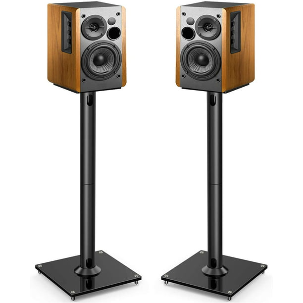 Myfurnideal 1 Pair Universal Speaker Stands Holds Bookshelf Speakers, Satellite up to 22lbs - Walmart.com