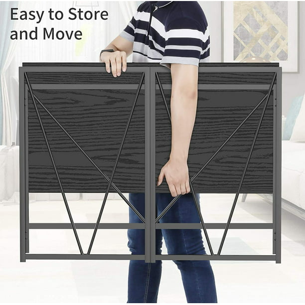Myfurnideal Folding Computer Desk Modern Study Desk Laptop Table for Home, Office, Black - Walmart.com