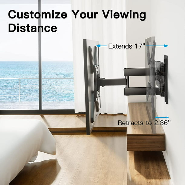 Myfurnideal Full Motion TV Wall Mount for 26-60 inch Flat TV Bracket Wall Mount with Articulating Arms, Hold up to 88 lbs - Walmart.com