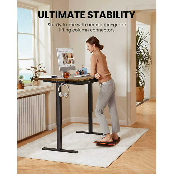 Electric Standing Desk with Drawer 55 x 28 Inches Height Adjustable Sit Stand up Desk Memory Computer Home Office Desk - Walmart.com