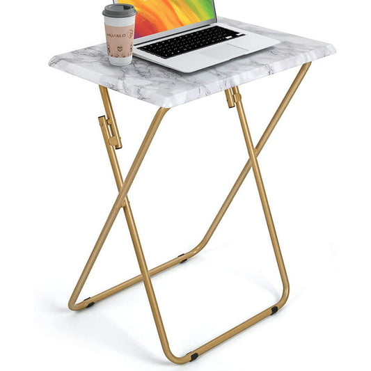 Myfurnideal Folding TV Tray Table Stable Snack Tray Table with No Assembly Required TV Dinner Tray for Bed, Sofa - Walmart.com