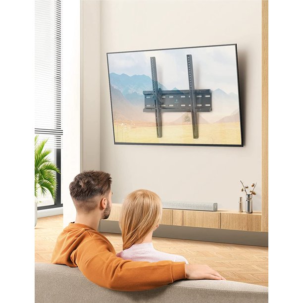 Tilting TV Wall Mount Bracket for Most 23-60 inch Flat Curved TVs, Weight up to 115lbs, Max 400x400mm - Walmart.com