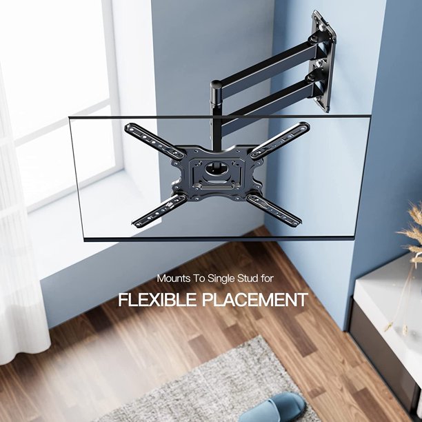 Myfurnideal Full Motion TV Wall Mount for Most 32-55 inch Flat Curved TVs Wall Bracket TV Mount with Swivel Tilt & Extension Arm, Hold up to 88lbs, Max 400x400mm - Walmart.com