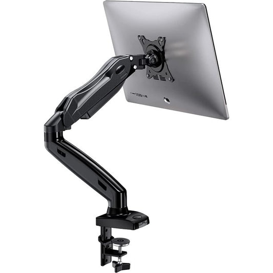 Myfurnideal Single Monitor Mount Adjustable Monitor Stand with Articulating Gas Spring Monitor Arm, Fits 13 to 30 Inch LCD Computer Monitors 4.4 to 14.3lbs - Walmart.com