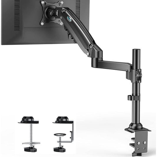 Myfurnideal Single Monitor Mount Fits 13-32'' Monitor with Height Adjustable Monitor Arm, Hold up to 19.8lbs - Walmart.com