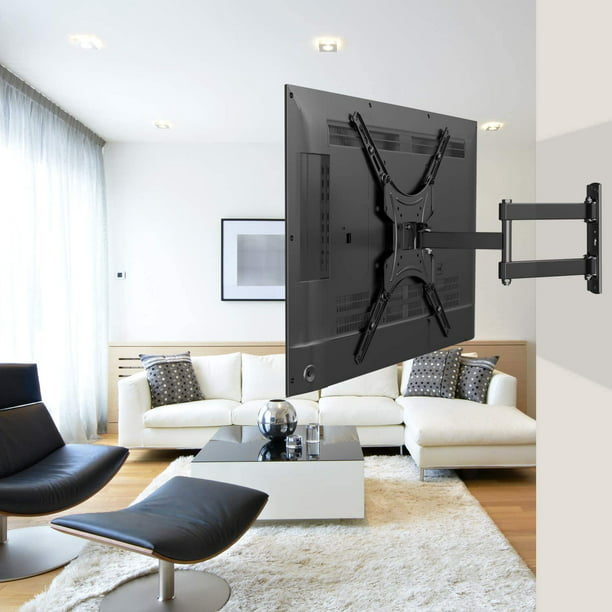 Myfurnideal Full Motion TV Wall Mount Bracket for Most 13-55 Inch LED LCD Flat Curved Screen TVs, Hold up to 66lbs