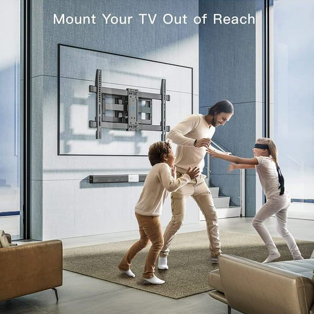 Myfurnideal Full Motion TV Wall Mount for Most 37-75 inch TVs Wall Bracket TV Mount with Dual Articulating Arms, Hold up to 132 lbs, Max 600x400mm - Walmart.com