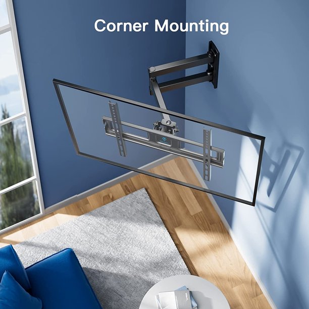 Myfurnideal TV Wall Mount for 32-55 inch Flat Curved Screen Full Motion TV Mount Bracket with Dual Articulating Arms, Hold up to 77lbs - Walmart.com