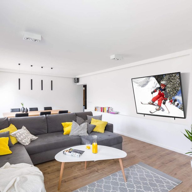 Tilting TV Wall Mount Bracket for Most 23-60 inch Flat Curved TVs, Weight up to 115lbs, Max 400x400mm - Walmart.com